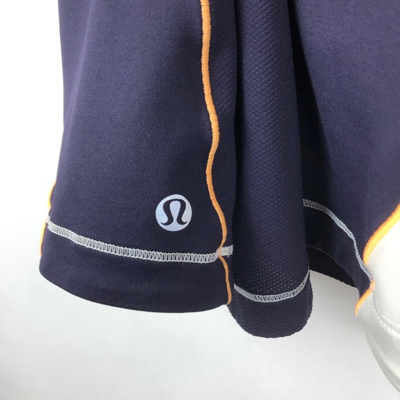 Lululemon Spin It To Win It Tank Navy White Orange - Picture 10 of 10